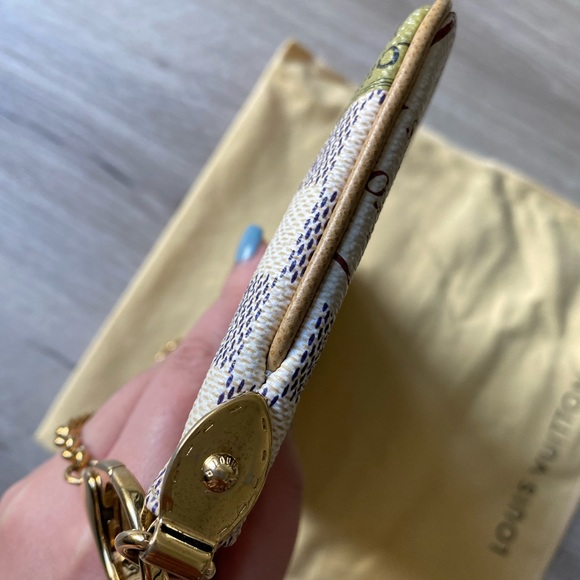 LOUIS VUITTON Limited Damier Azur Canvas Complice Milla Pochette MM chain Bag - Picture 6 of 16